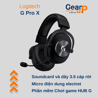 Tai nghe Logitech G Pro X Gaming Black - ĐÃ QUA SỬ DỤNG, thanh lý không hộp
