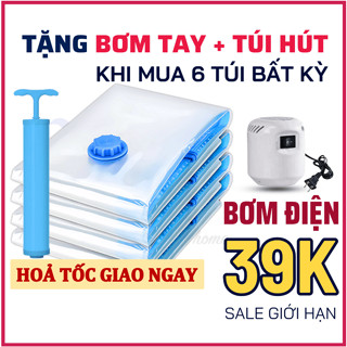Túi hút chân không đựng quần áo chính hãng TANGDAOYA, hút gọn vali du lịch - tủ đồ
