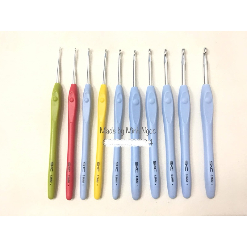 Kim móc len sợi SKC size: từ 1.5->6.0mm