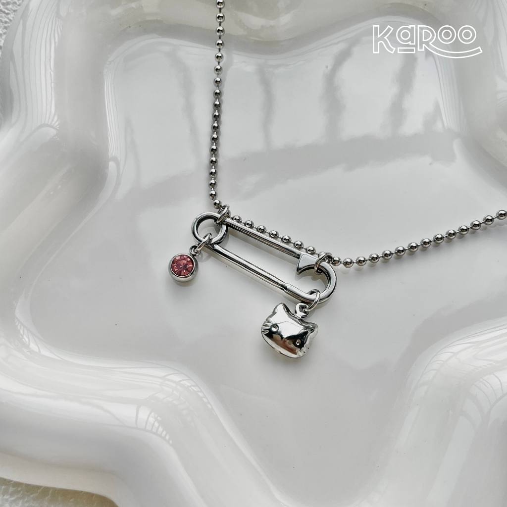 Vòng Cổ KAROO Safety Pin Hello Kitty