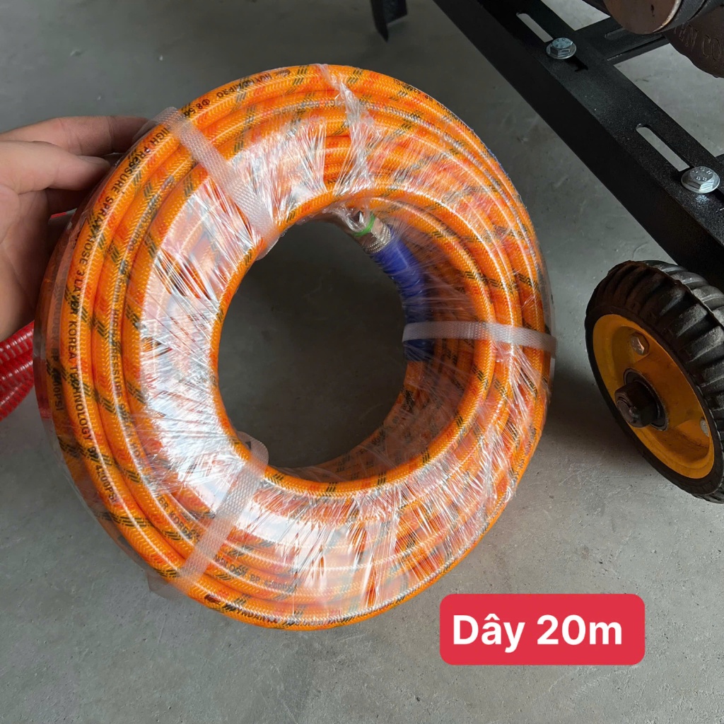 [Dây 20M] Bộ máy rửa xe áp lực ty sứ 2.9HP Osaika môtơ 3, 4HP dây đồng|Máy rửa xe công nghiệp cao áp | BigBuy360 - bigbuy360.vn