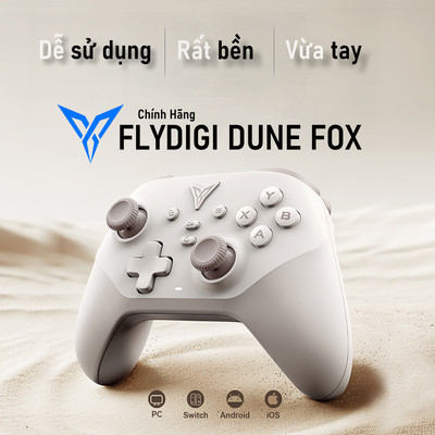 [Chính Hãng] [BH12T] Flydigi Dune Fox | Tay cầm chơi game Wireless hỗ trợ đa nền tảng PC / Switch / Mobile