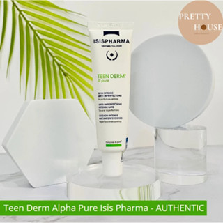 [HSD MỚI-CHÍNH HÃNG CÔNG TY] TEEN DERM ALPHA PURE ISIS Pharma - Kem giảm nhờn, mụn, se khít lỗ chân lông