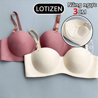 Áo lót nữ đúc su không gọng Áo ngực cúp ngang mút bàn tay nâng ngực