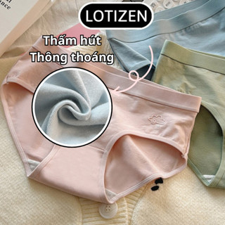 Quần lót nữ cao cấp chất cotton Cloud Quần lót LOTIZEN cạp to bo viền chắc chắc
