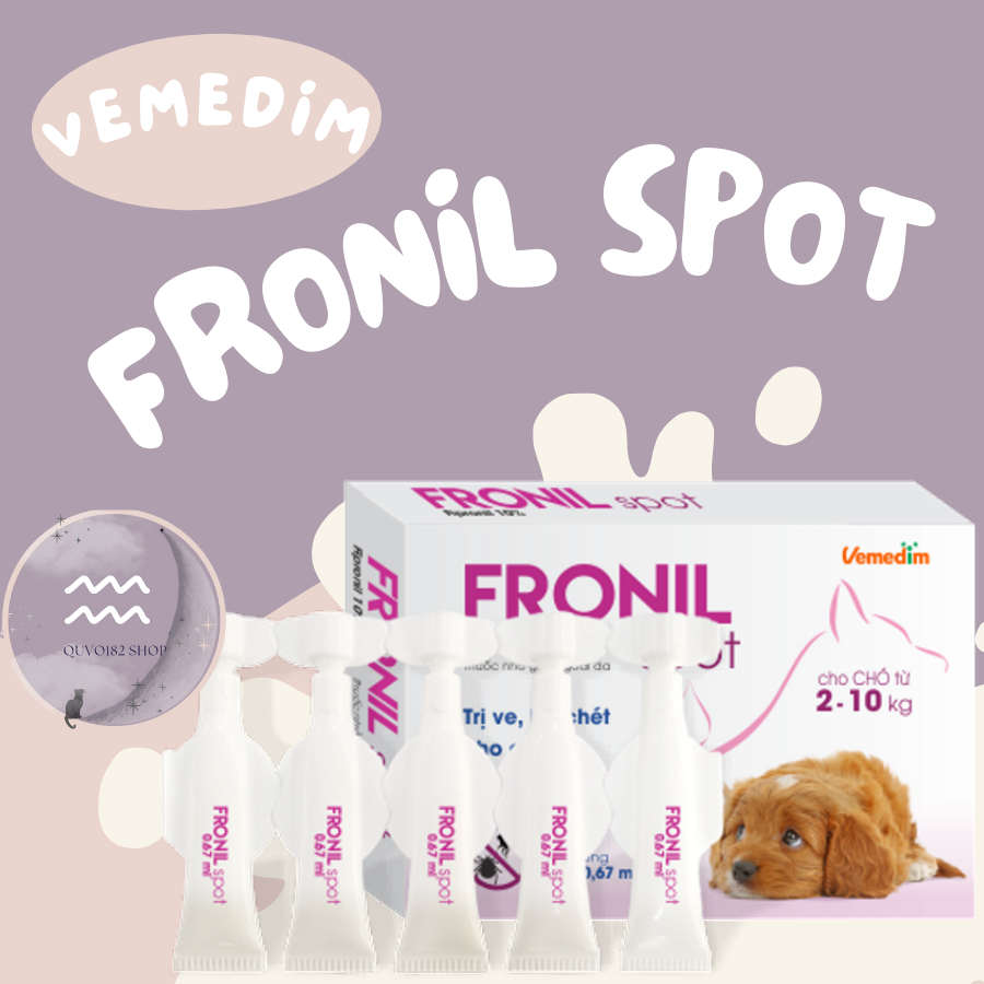 Ống nhỏ FRONIL SPOT - ve, bọ chét cho chó