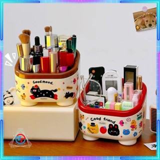 Hộp đựng bút để bàn cho bé (Tặng kèm Sticker) Hộp đựng văn phòng phẩm đa năng nhiều ngăn hoạt hình
