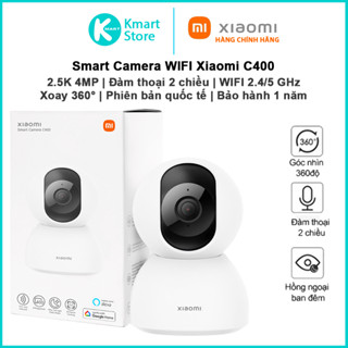 Camera thông minh Xiaomi C400 | 2.5K 4MP | WIFI 2.4/5.0 GHz | Đàm thoại 2 chiều | Xoay 360 | Bảo hành 1 năm