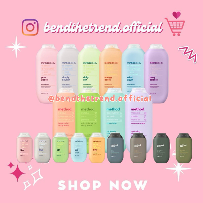 [AUTH-ĐỦ BILL] SỮA TẮM ORGANIC METHOD BODY WASH