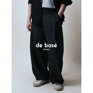 DOUBLE PLEATED Wide-leg Trousers - Quần Vải Ống Rộng  - De Basé