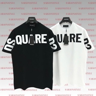 Áo phông nam DSQ in dọc vai siêu hottrend 2025, áo phông nam boy phố, áo thun nam cá tính, cao cấp, áo thun nam đi hchơi