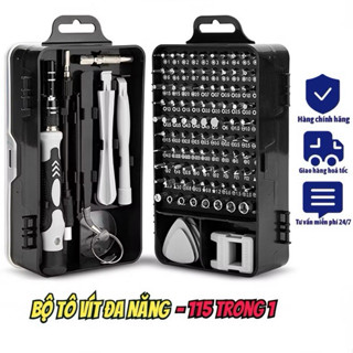 Bộ Tua Vít Đa Năng - Bộ Tua Vít 115 Món Sửa Chữa Điện Thoại, Laptop, Máy Tính, Camera Chuyên Nghiệp