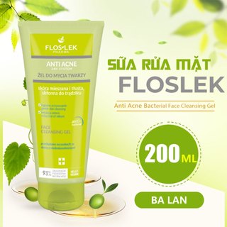  Sữa Rửa Mặt Cho Da Dầu Mụn Anti Acne Bacterial Face Cleansing Gel 200ml 