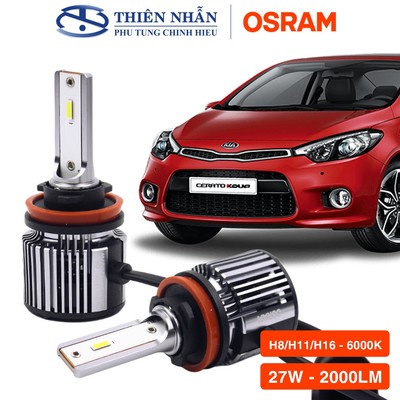 Bóng đèn Led Osram H8/H11/H16 EASE xe Chevrolet, Ford, Honda, Mitsubishi, Mazda,.. siêu sáng trắng F6211CW 27W 2000LM