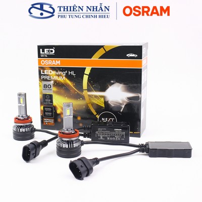 Bóng đèn Led Osram H8/H11/H16 Premium xe ô tô Toyota, Mazda sáng trắng H6211CW 80W 5500LM