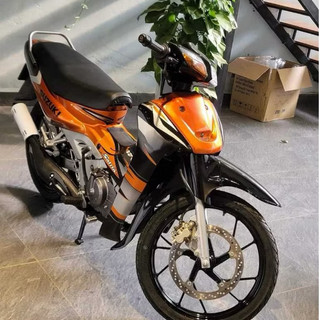 Tem Rời Dán Xe Xipo Satria 2000 Cam đen