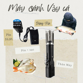  Máy Đánh Vảy Cá dùng Pin   Pin 16.8V  mạnh mẽ- mẫu mới nhất 