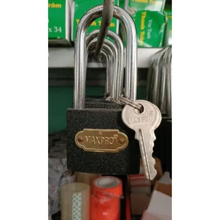 Ổ khóa treo đen càng dài