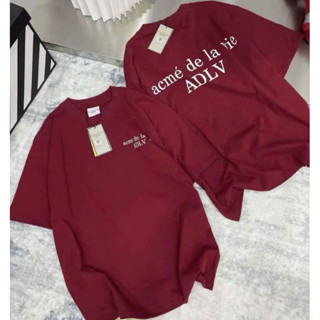 Áo Thun 𝓐𝓓𝓛𝓥 Basic In Kim Tuyến Vải Cotton Cao Cấp, Tay Lở Form Rộng, Nam Nữ Unisex