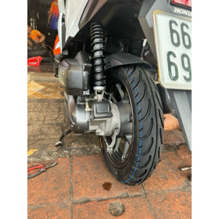 Vỏ lốp không ruột size 14 Camel cho xe Ab,Varo,clik trước và sau gai Dunlop .