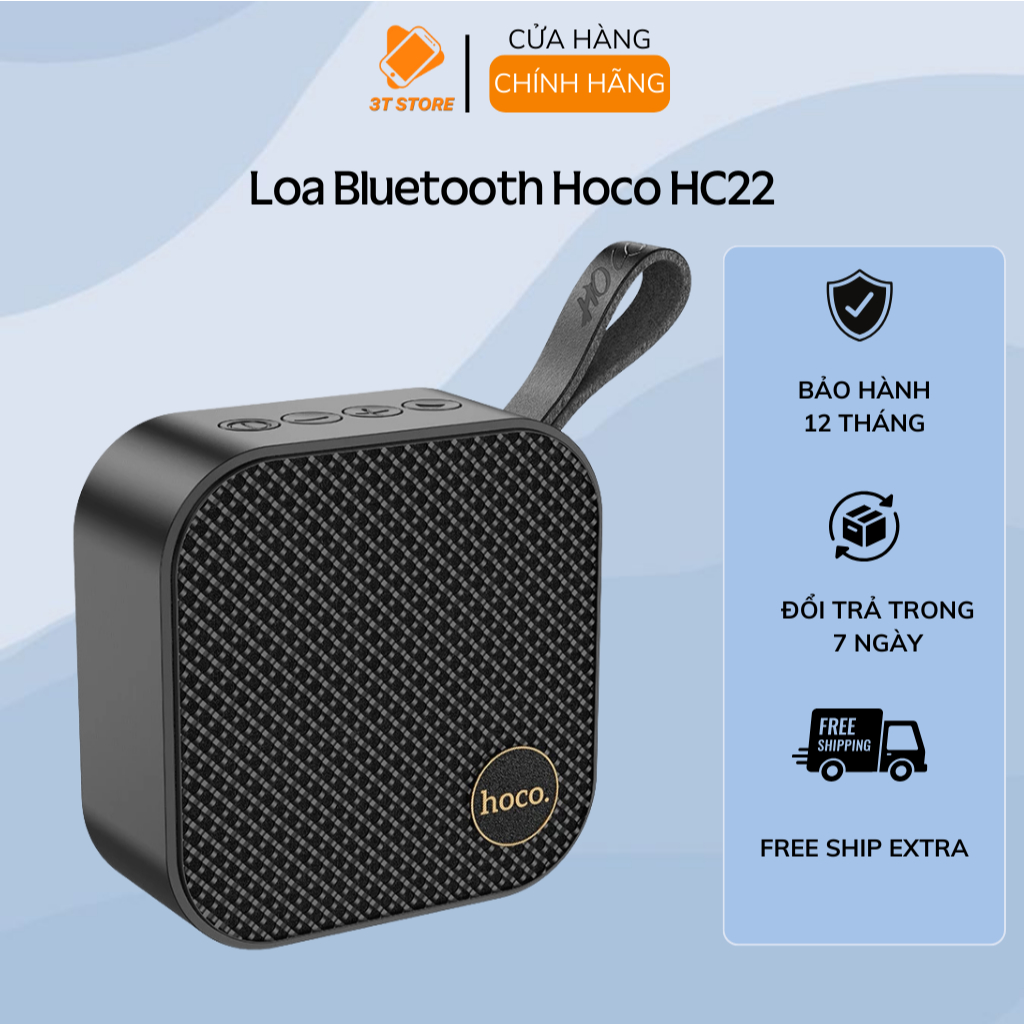 Loa Bluetooth Hoco HC22 Thiết Kế Nhỏ Gọn Có Âm Thanh Vòm