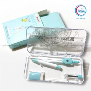 Bộ Compa Eke Thước Kẻ KING 7 Món - Dành cho học sinh