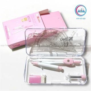 Bộ Compa Eke Thước Kẻ KING 7 Món - Dành cho học sinh