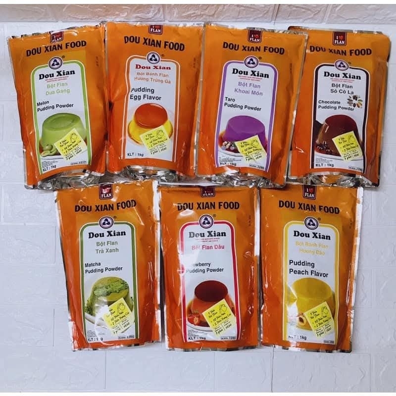 BỘT PUDDING DOUXIN GÓI 1KG