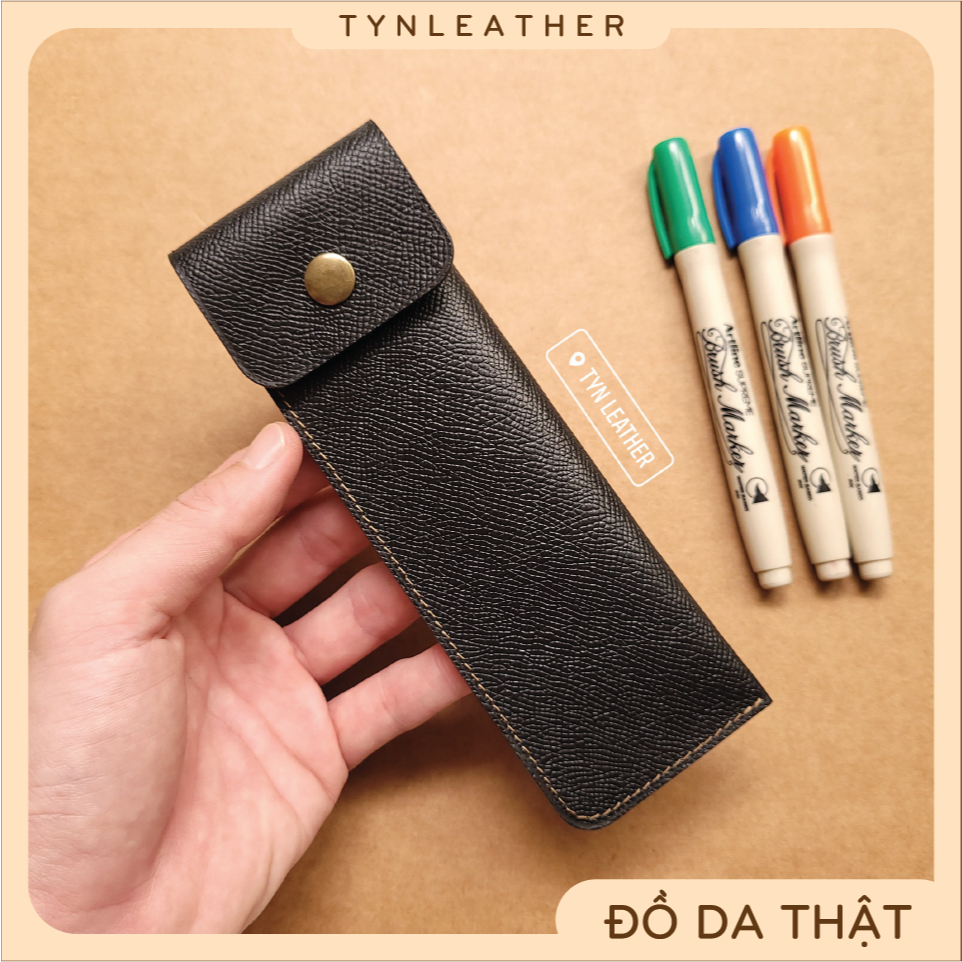 Bao da đựng bút handmade - Đồ da thủ công Tynleather