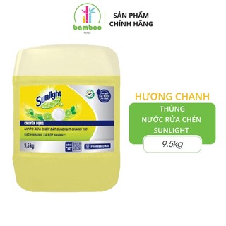  Combo 2 Thùng Nước Rửa Chén Sunlight Hương Chanh - Thùng Lớn Tiết Kiệm - 9.5kg 5kg 