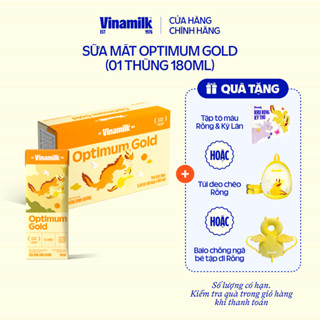 Thùng 48 hộp sữa bột pha sẵn Vinamilk Optimum Gold 180ml