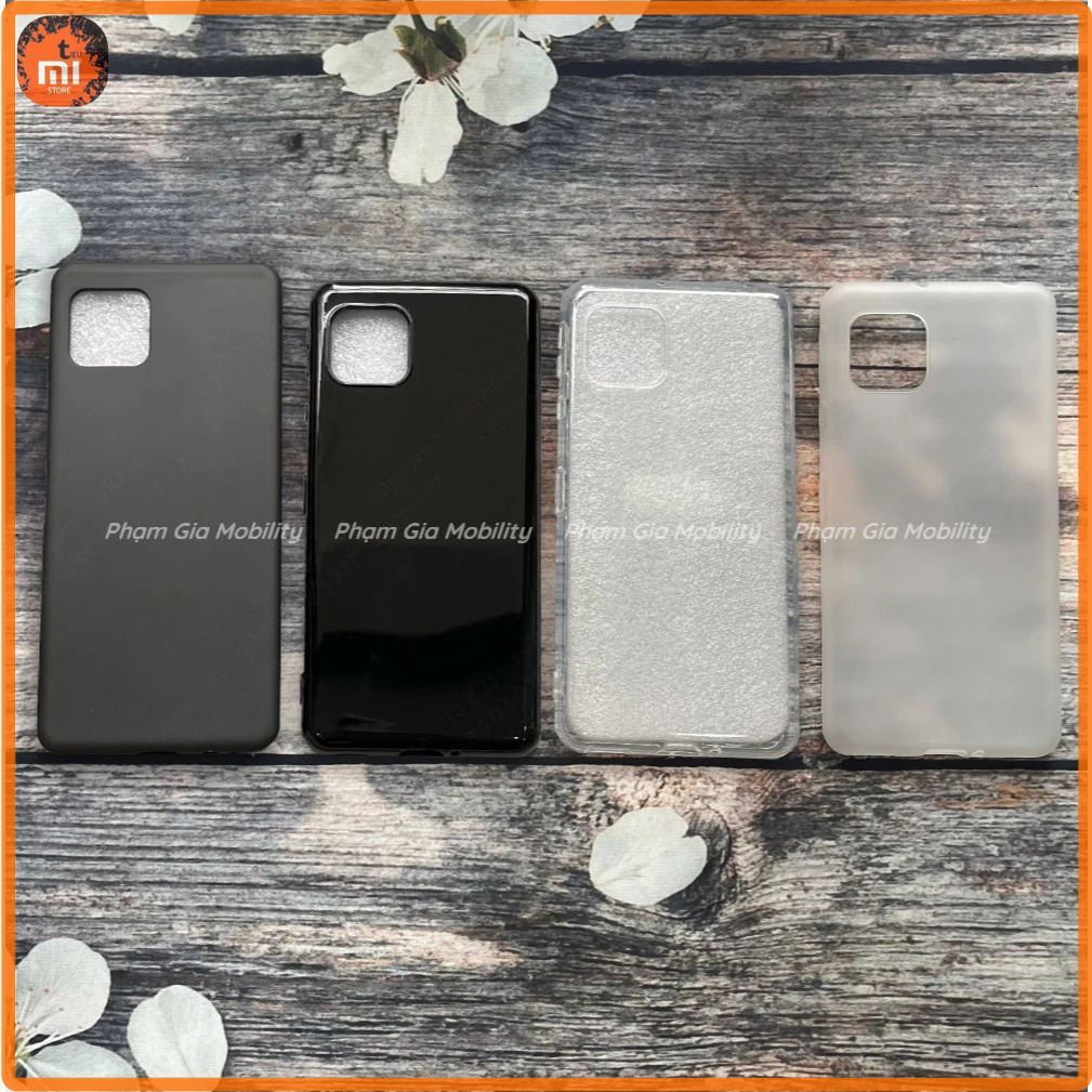 Ốp lưng Sharp Aquos Sense 4/ Sense 5G/ Sense 4 Lite/ Sense4 Basic/ Sense 6 (SH-52B) loại dẻo đen và 