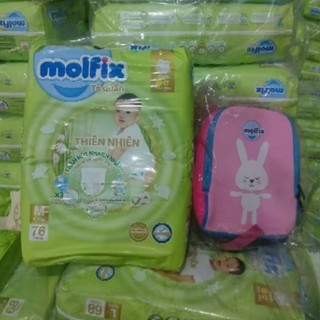 [Chính Hãng] Tã Quần Molfix M76/L68/XL62/XXL56 – Mềm Mại, Thấm Hút Tốt – Tặng Khăn Ướt, Khăn Bông, Balo Xinh

