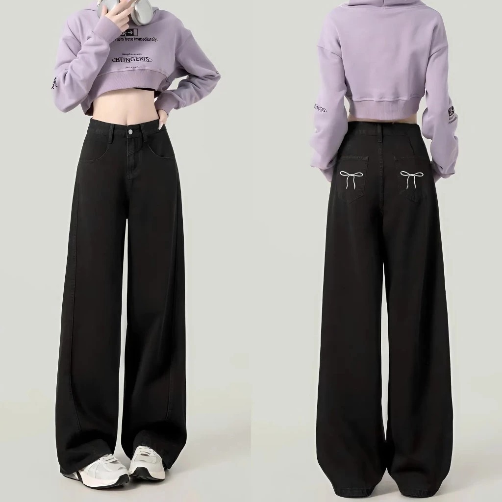 Quần Kaki Nữ Trơn Ống Rộng Dáng Suông Cạp Cao 5 Màu Dễ Phối Đồ Phong Cách Hàn Quốc Đầy Đủ 3 Size S M L | BigBuy360 - bigbuy360.vn