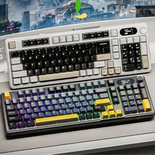 Bàn Phím Cơ Không Dây Attack Shark X98 PRO - Bàn Phím Gaming Màn Hình LCD Ấn Tượng Kết Nối 3 Chế Độ