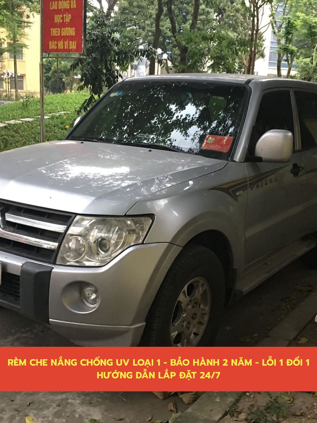 Rèm che nắng chống UV xe Mitsubishi Pajero Sport