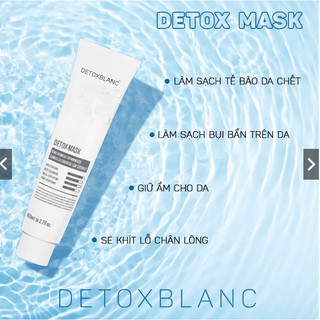 [Chính hãng]Mặt nạ thải độc trắng da Detox blanc(Detox mask 80ml)
