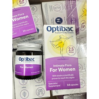  Men Vi Sinh Optibac Probiotics loại 14 viên hỗ trợ sức khoẻ phụ nữ      Optibac tím 14 Viên      