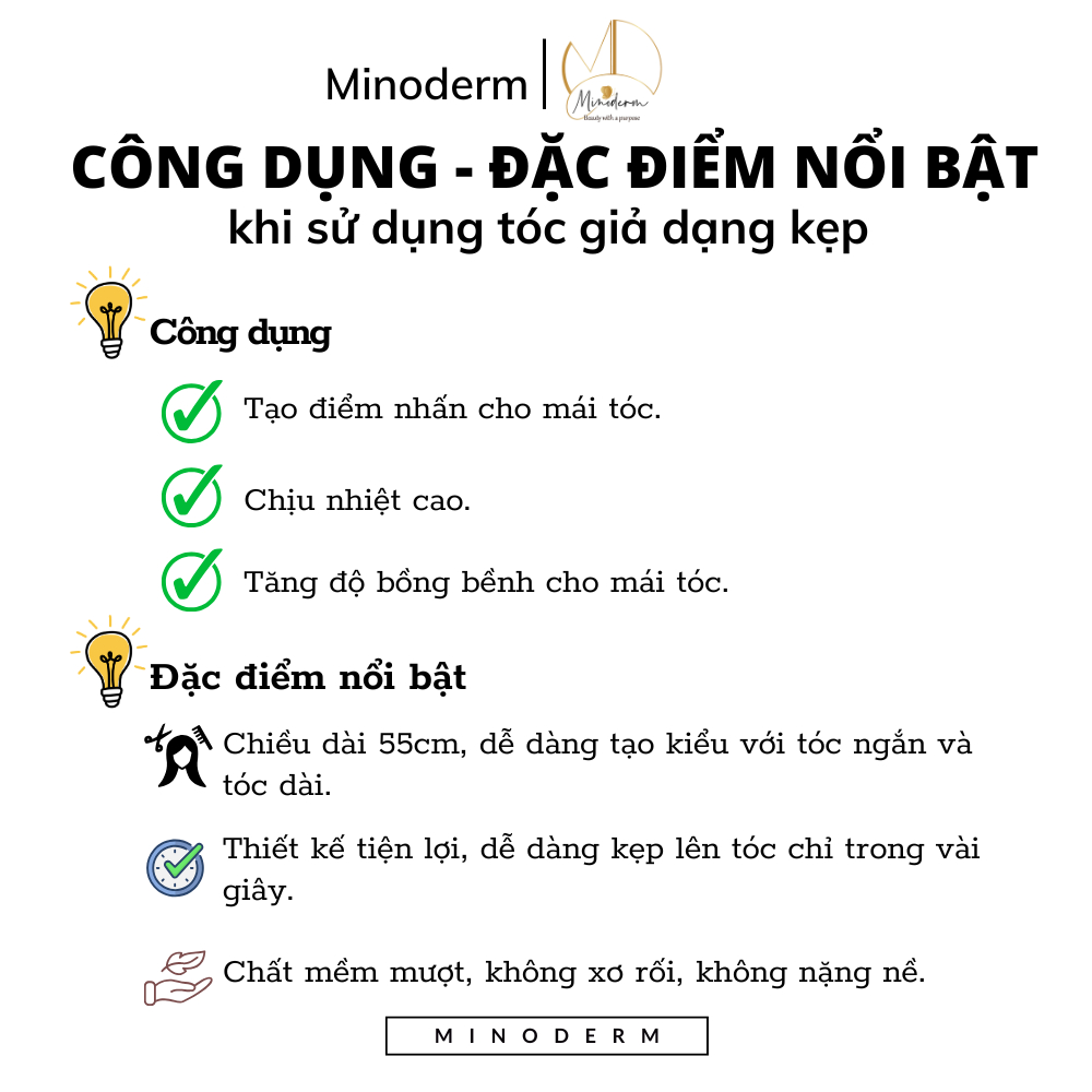 Ảnh 2 của Tóc mái giả BEABIAI cho hói tự nhiên, phong cách Pháp, Hàn Quốc cho nữ