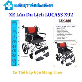 Xe Lăn Lucass X92 Có Thể Gấp Gọn Mang Theo