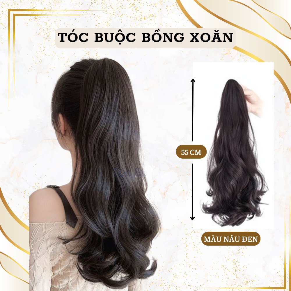 Ảnh 6 của Tóc Giả BEABIAI Đuôi Ngựa, Dáng Xoăn, Thẳng tự nhiên, thiết kế kẹp tiện lợi