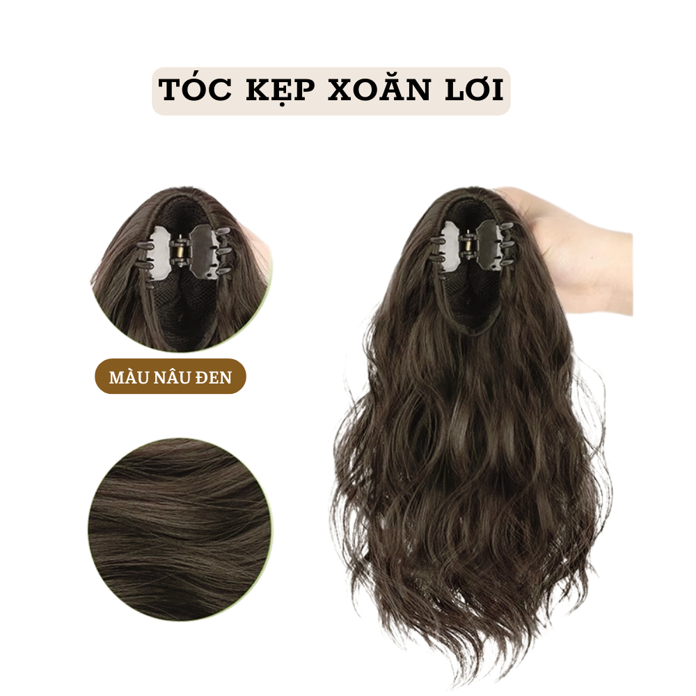 Ảnh 7 của Tóc Giả BEABIAI Đuôi Ngựa, Dáng Xoăn, Thẳng tự nhiên, thiết kế kẹp tiện lợi
