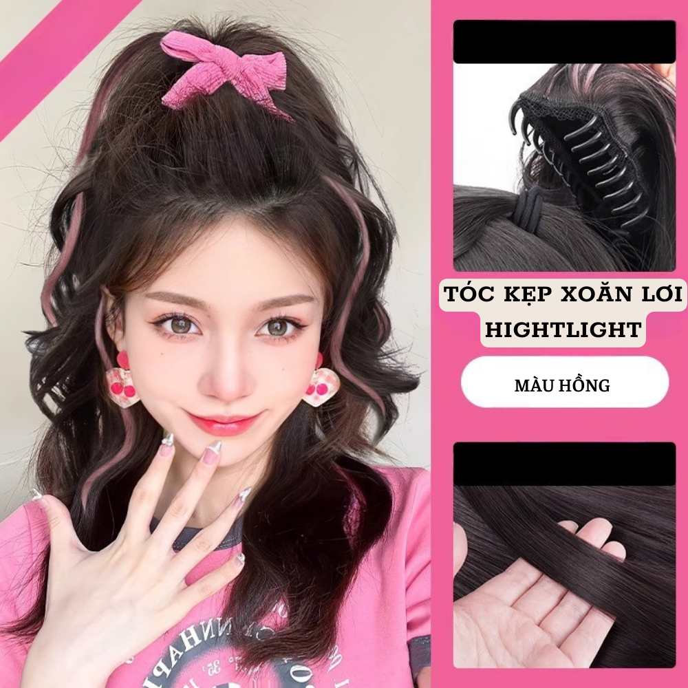 Ảnh 8 của Tóc Giả BEABIAI Đuôi Ngựa, Dáng Xoăn, Thẳng tự nhiên, thiết kế kẹp tiện lợi