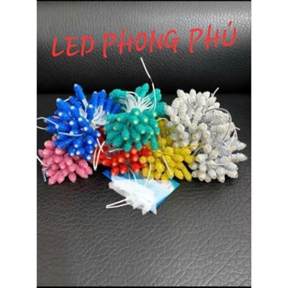 Đèn led đúc F5 SMD 12V quấn cây, làm biển quảng cáo, đèn trang trí ngoài trời CHƯA BAO GỒM NGUỒN 12V( Sl 1 bó = 50 cái )