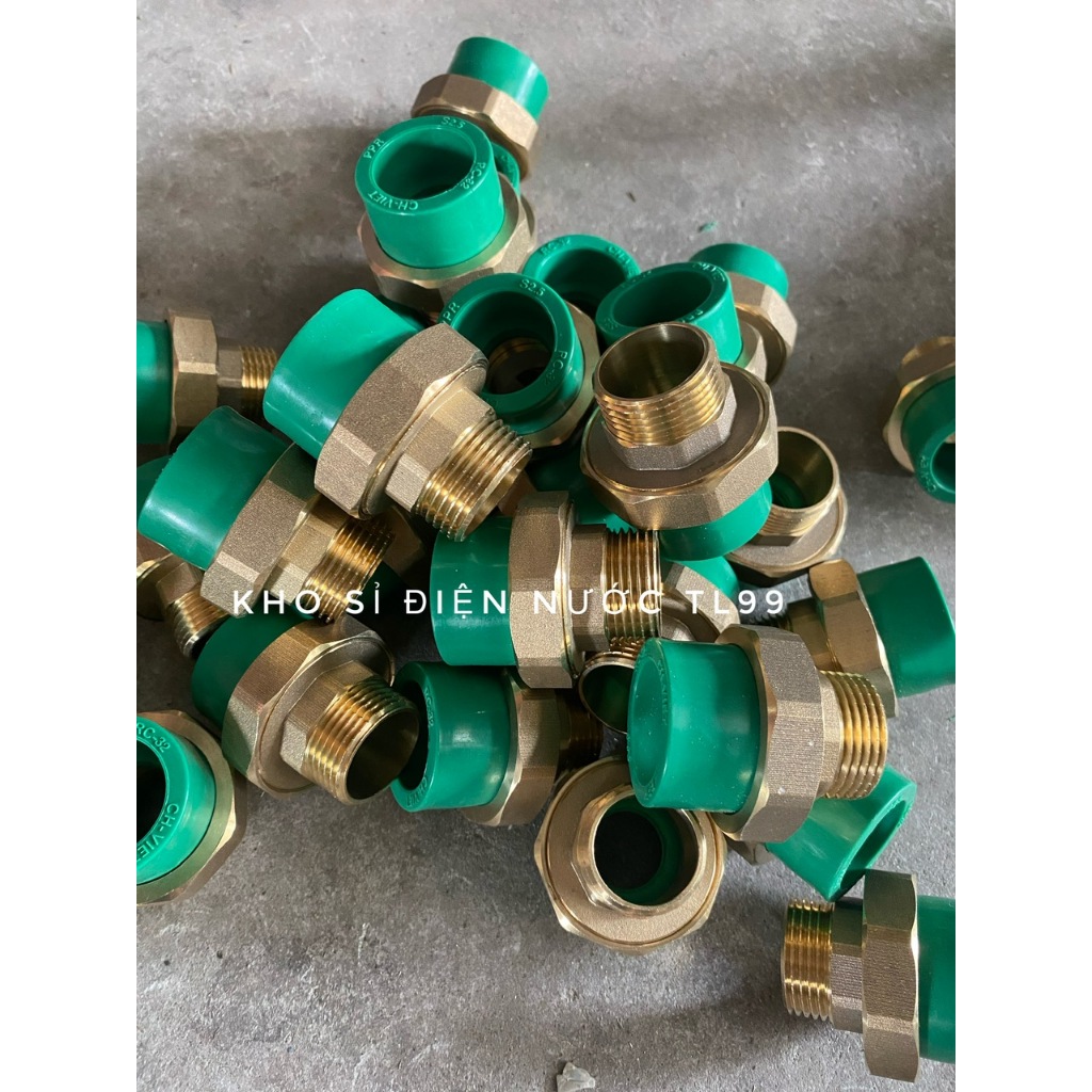 Rắc co ren ngoài 25, 32, 40, 50- Rắc co nhiệt PPR