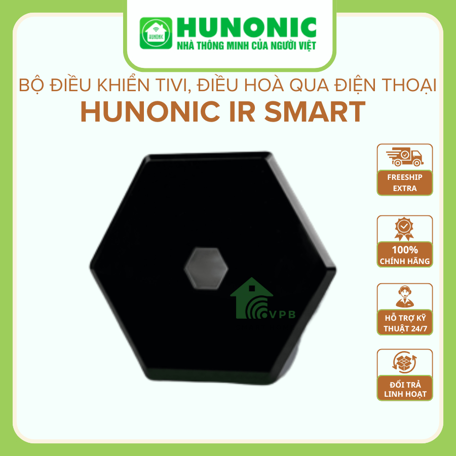 Bộ Điều Khiển Tivi, Điều Hoà Qua Điện Thoại, Hunonic IR Smart