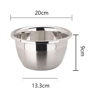 Âu trộn inox cao cấp (20cm)