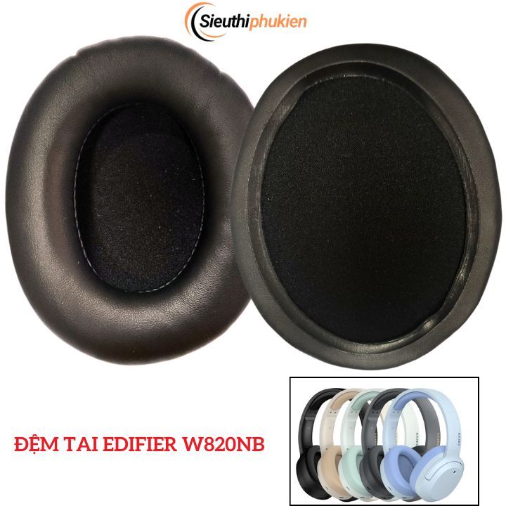 Đệm ốp thay thế cho tai nghe Edifier W820NB, bọc mút tai nghe bluetooth Edifier W820NB 080100
