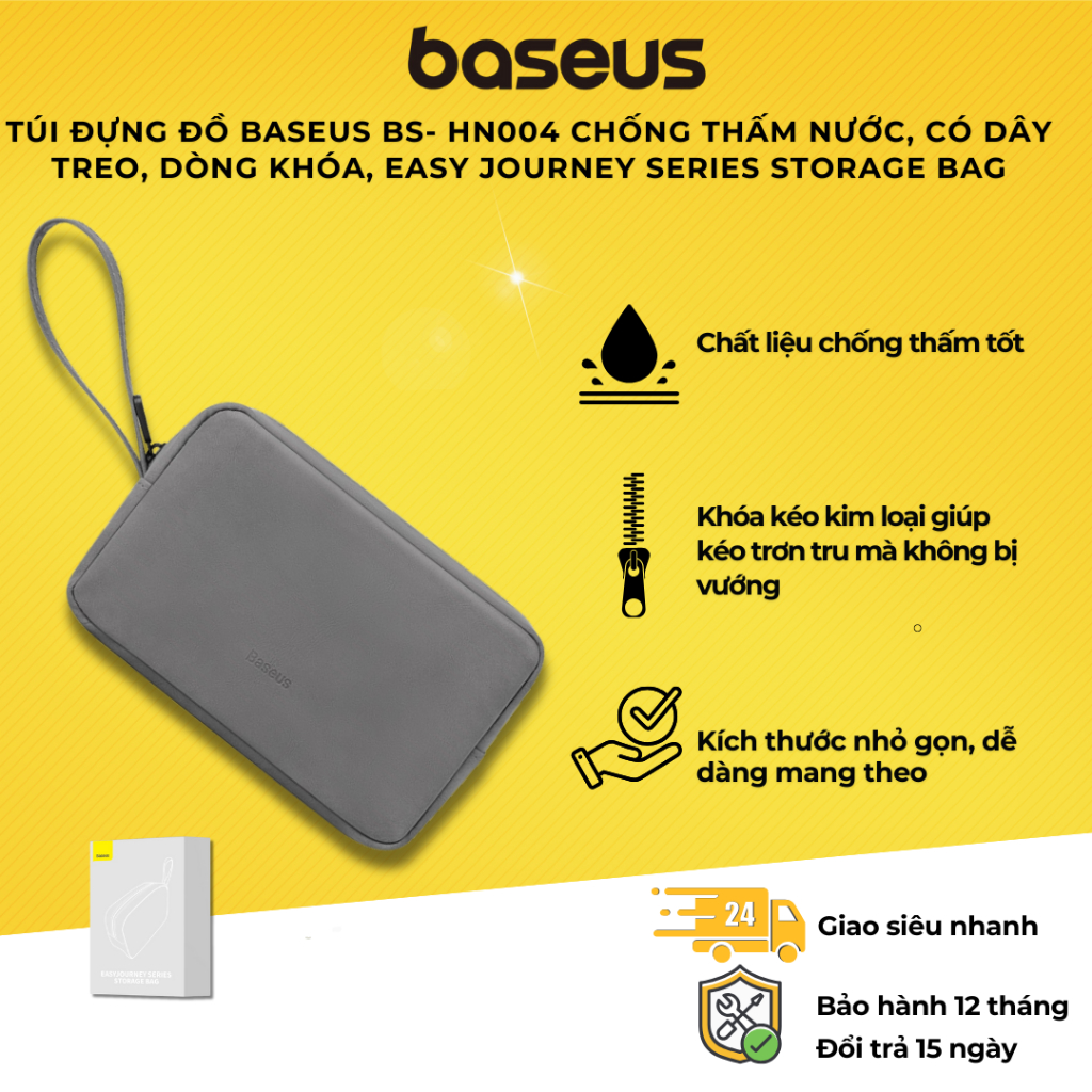 Túi Đựng Phụ Kiện Chống Thấm Nước Baseus Easy Journey Series Storage Bag