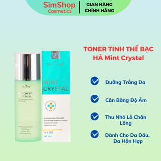 Toner tinh thể bạc hà Dr Lacir MINT CRYSTAL dùng cho mọi loại da, giúp cân bằng độ ẩm bề mặt da Simshop102